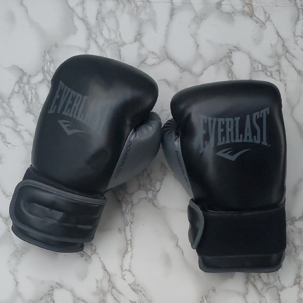 Everlast Charcoal Boxing Gloves
